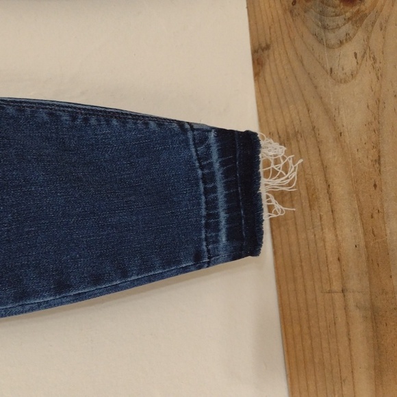 Spanx Distressed High Rise Pull On Skinny Jean Raw Hem Size XS - Picture 4 of 12